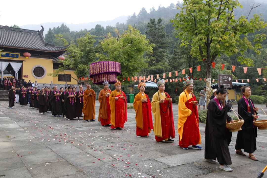 北天目灵峰讲寺报恩护国水陆法会第七天：法会圆满