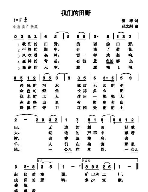优秀作品赏析我们的田野