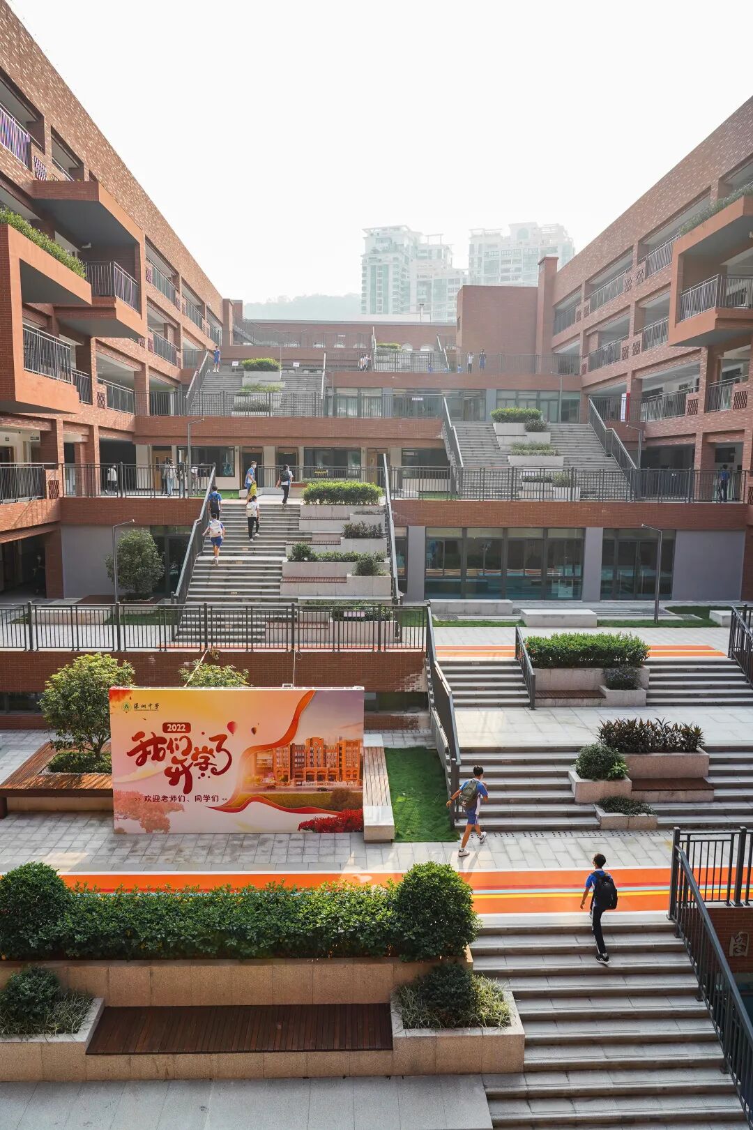 高级漂亮深圳中学初中部全新落成使用的校园来了