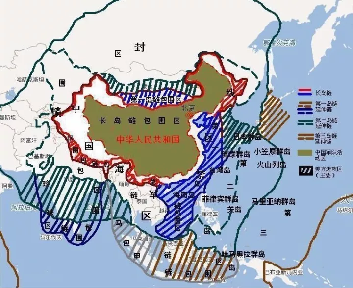 中國海權之下 第壹第二島鏈已成紙鏈 萬維讀者網 中國海權之下 第壹第二島鏈已成紙鏈 萬維讀者網