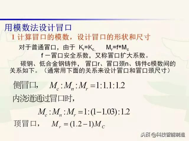 全面讲解铸造工艺学通用冒口、实用冒口设计，收藏起来！的图32