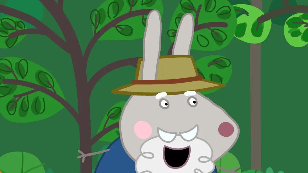 小猪佩奇玩拼图一起去兔爷爷的恐龙乐园玩耍吧