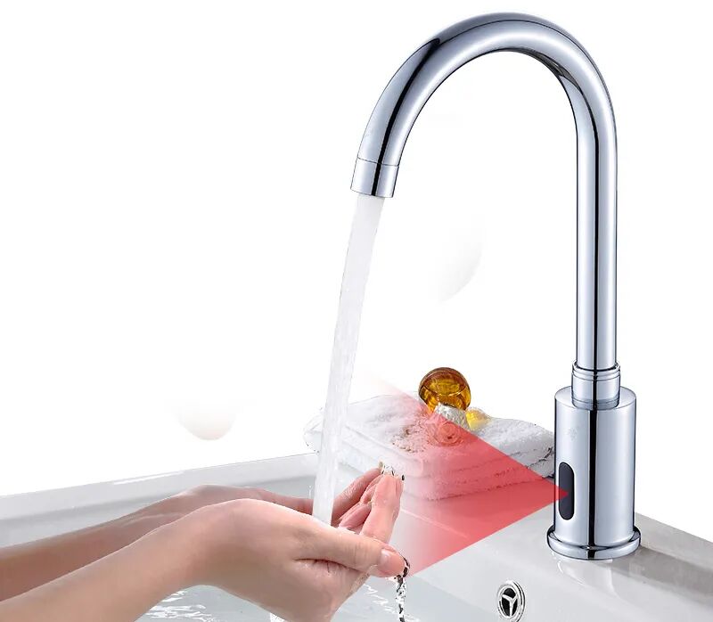 红外感应自动出水水龙头的电路原理分析的图1