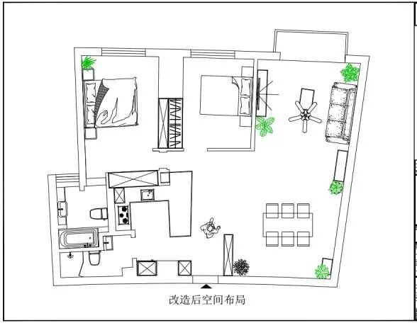 【锦州锋格装饰分享】这个房子的改造好任性啊!