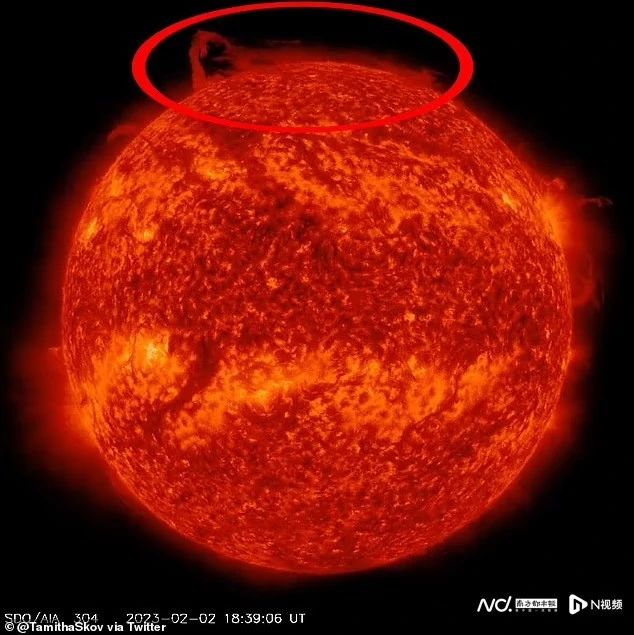 【事件舆情分析】NASA拍到太阳北极一块断裂脱落，前所未有的事件令人困惑