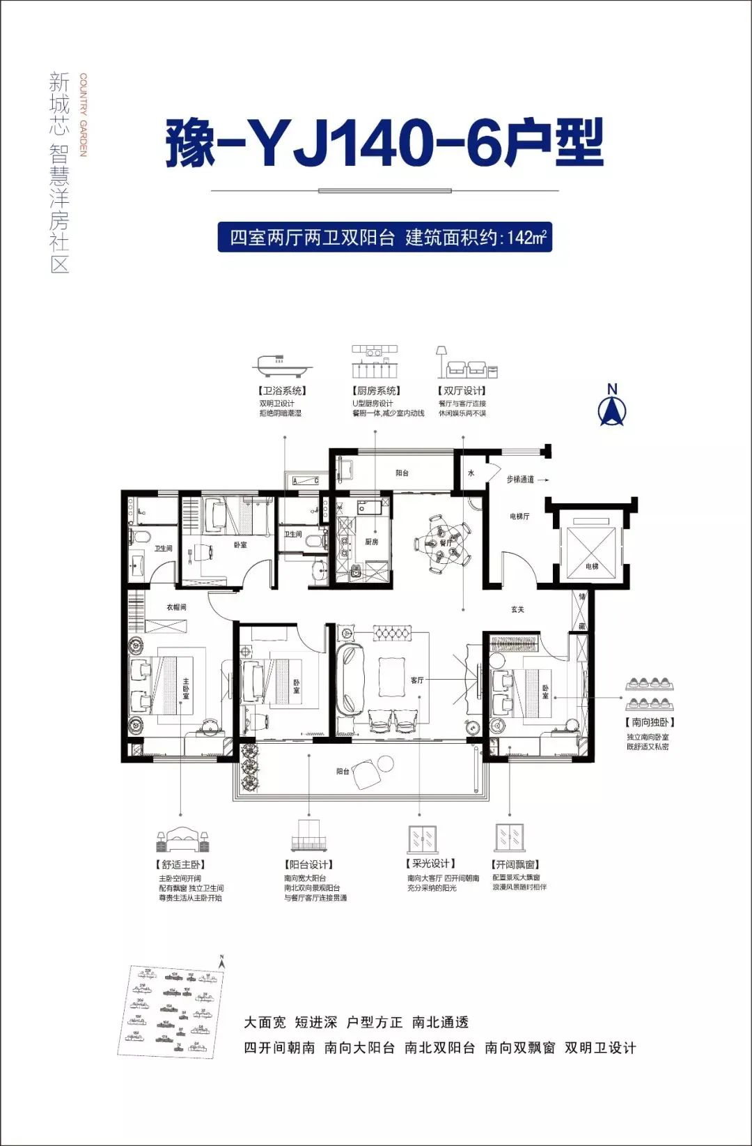 通许碧桂园户型图图片