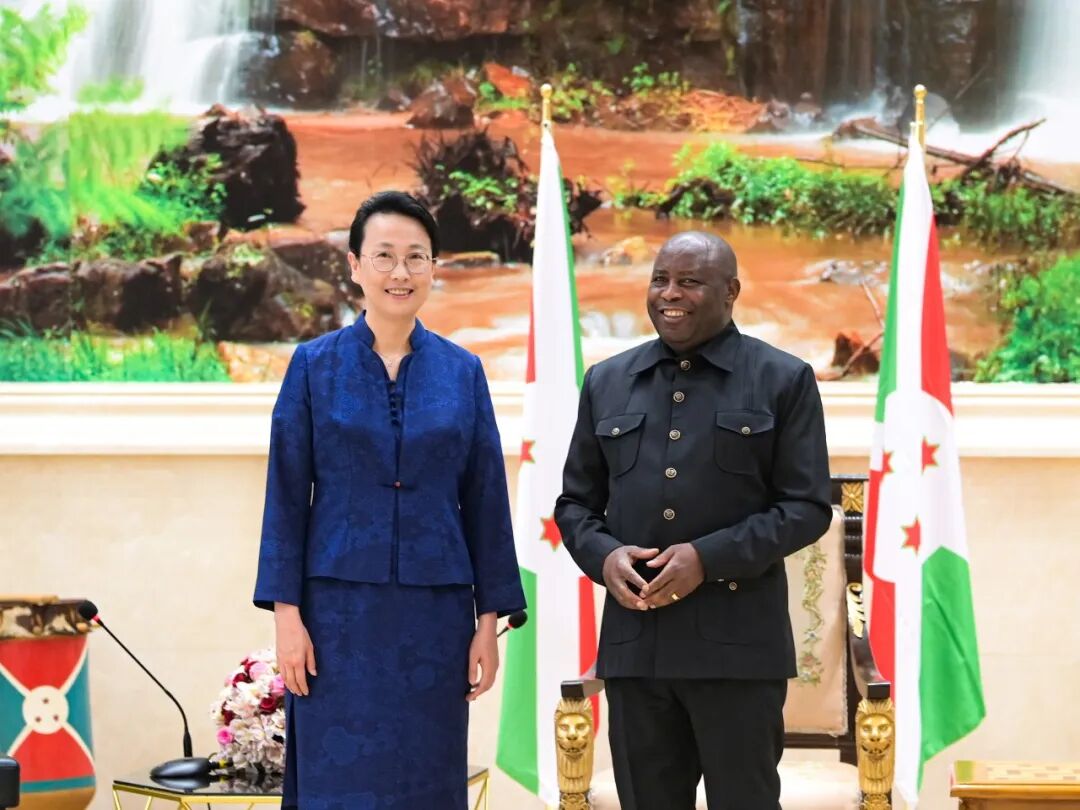 驻布隆迪大使向布总统恩达伊施米耶递交国书-中非友好经贸发展工作委员会