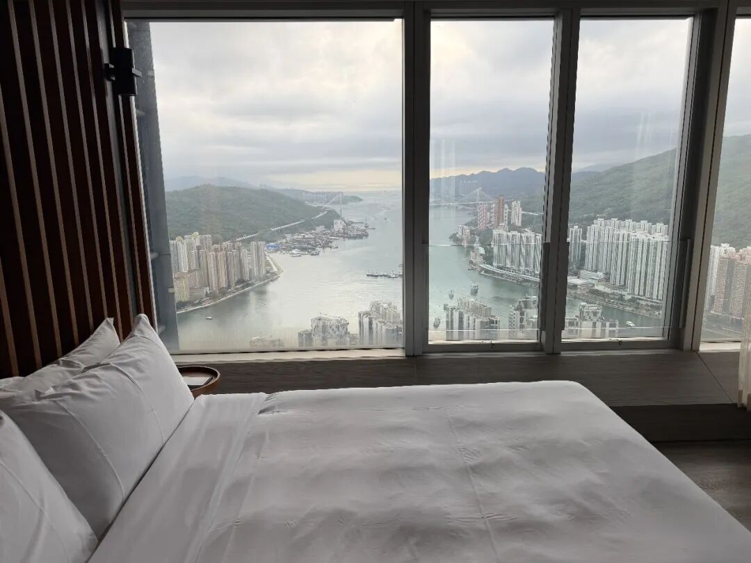 香港荃湾西如心酒店72楼海景套房体验 面积60平景观佳