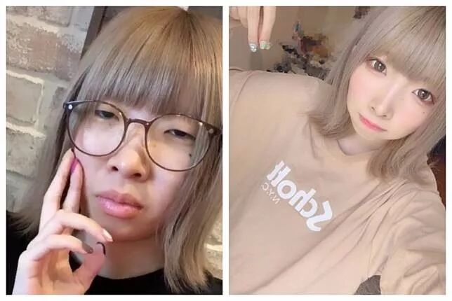 自称“奇迹的丑女”的日本网红妹子，化妆前后堪比整容和换头...（组图） - 11