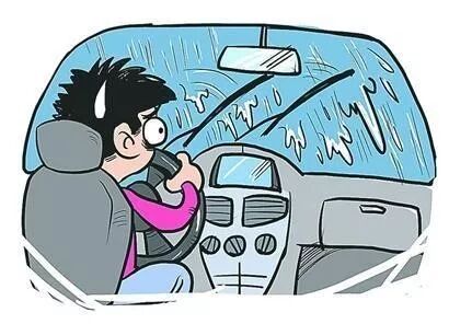 说是一个"噩梦",稍不留神就有可能酿成大祸,雨天行车应注意减速行驶