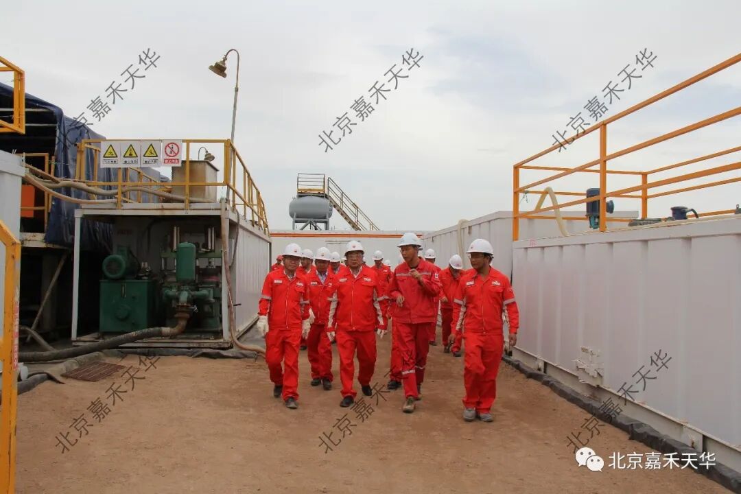 长庆油田公司总经理石道涵一行莅临现场检查指导工作