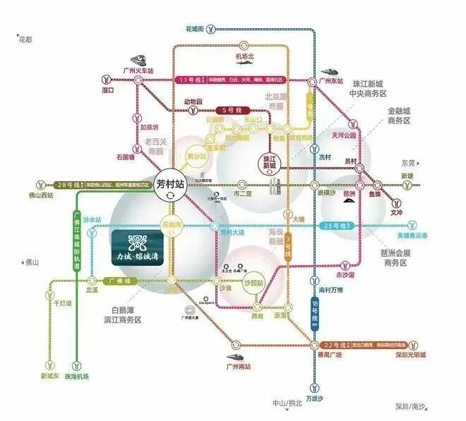 白鹅潭这座百万方大城，力诚·榕诚湾主推85㎡-168㎡！