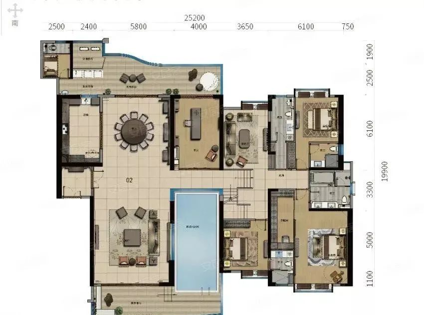 广州华标峰湖御境建面360㎡-690㎡，单价5万、现房交付！