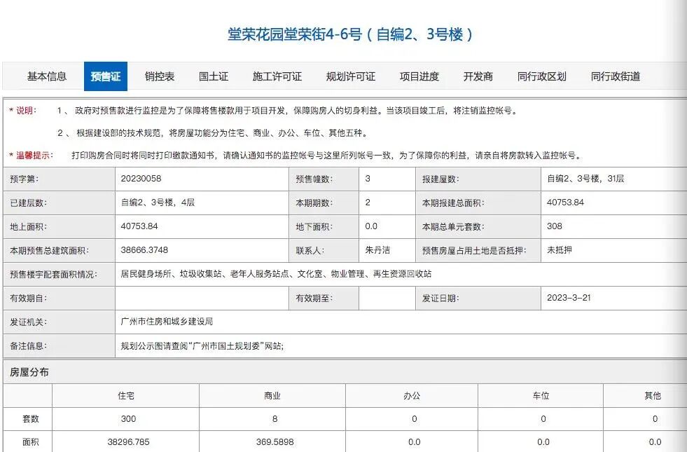 荔湾中海保利朗阅新领预售1张，300套住宅房源入市