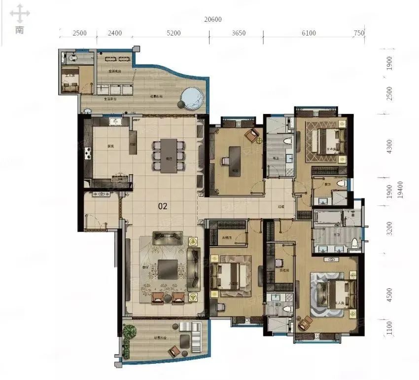 广州华标峰湖御境建面360㎡-690㎡，单价5万、现房交付！