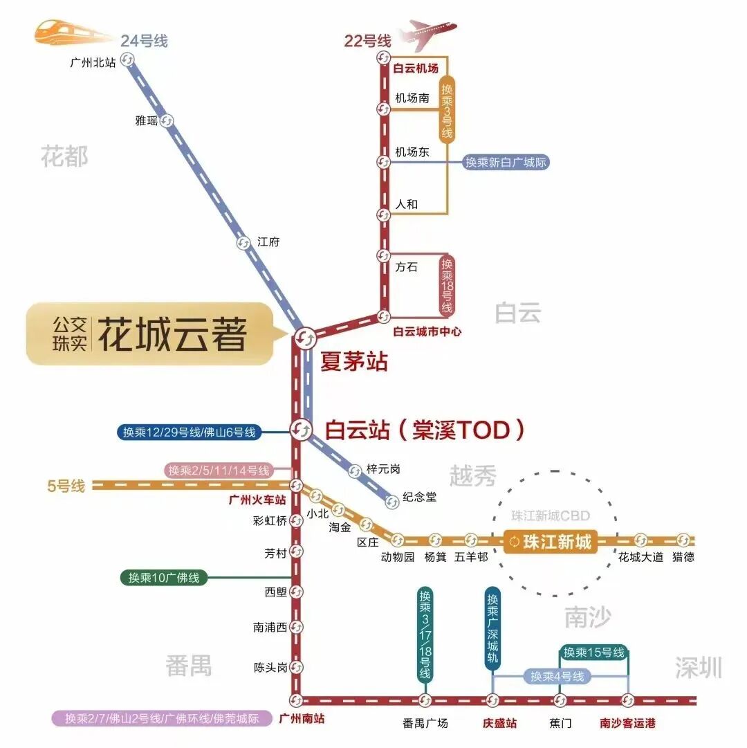 白云湖花城云著广州*“刚”户型！265万买三房