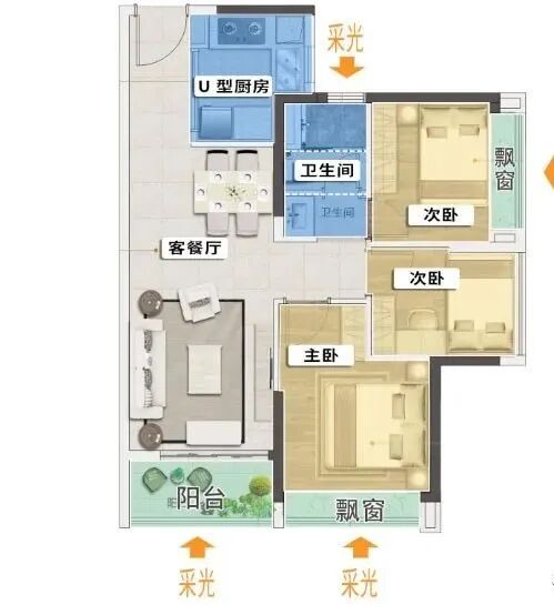 白云 | 主城少有双*总价265起轻松上车
