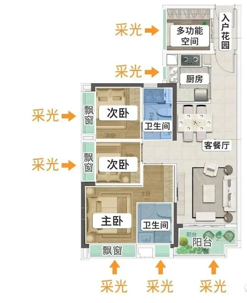 白云 | 主城少有双*总价265起轻松上车