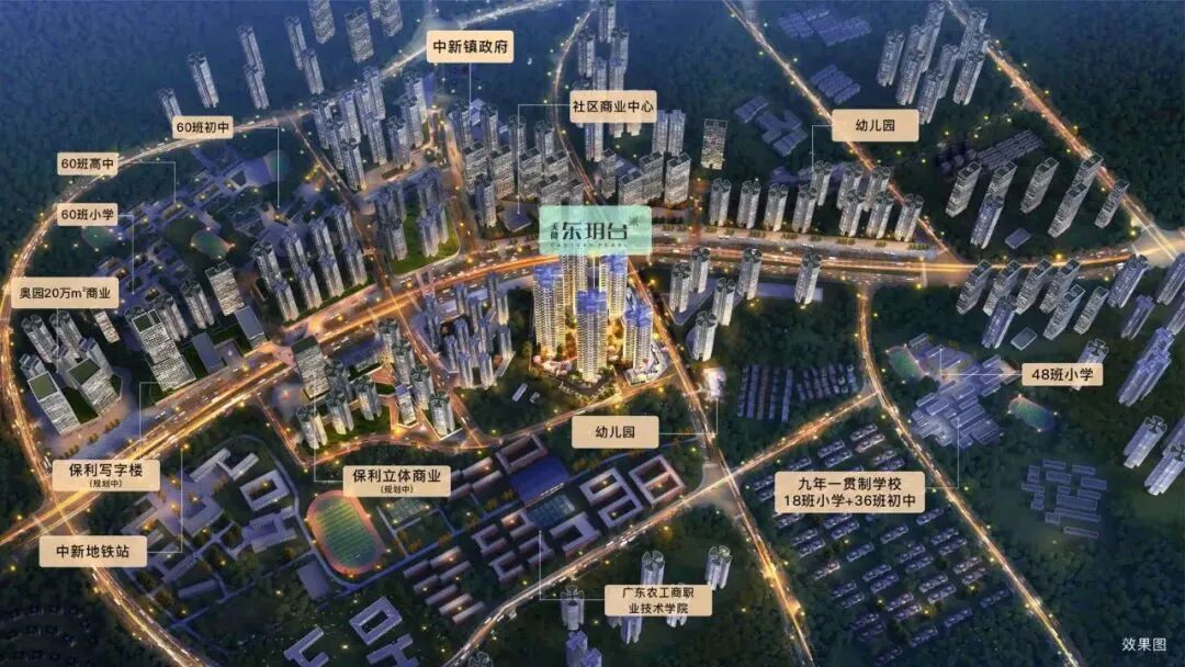 广州中新板块天健东玥台，2.1万平？