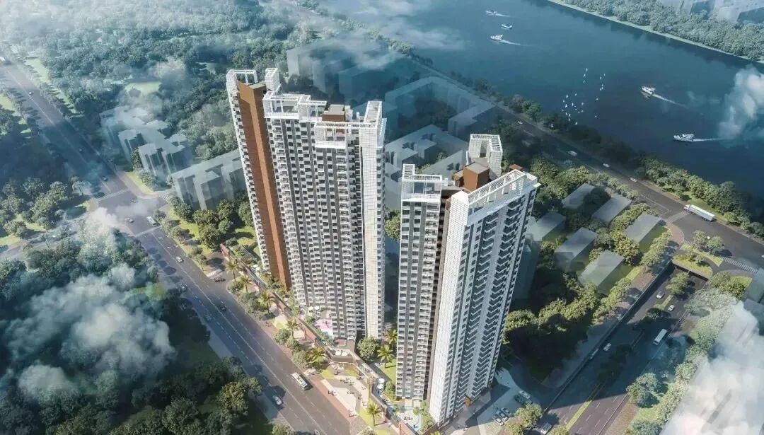 荔湾上新盘大坦沙岛【凯德双桥新作】单价4起万，户户都望江！
