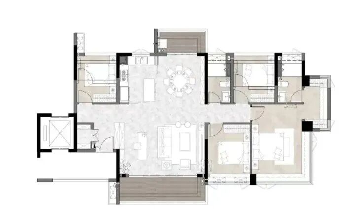 天河新盘【中建天河精诚壹号】四百多万买三房？