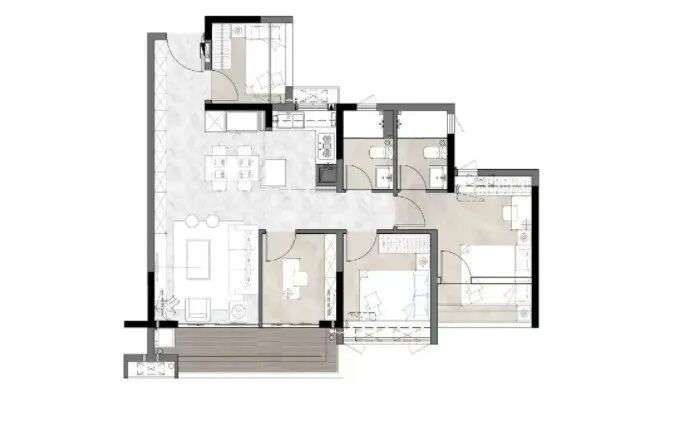 天河新盘【中建天河精诚壹号】四百多万买三房？