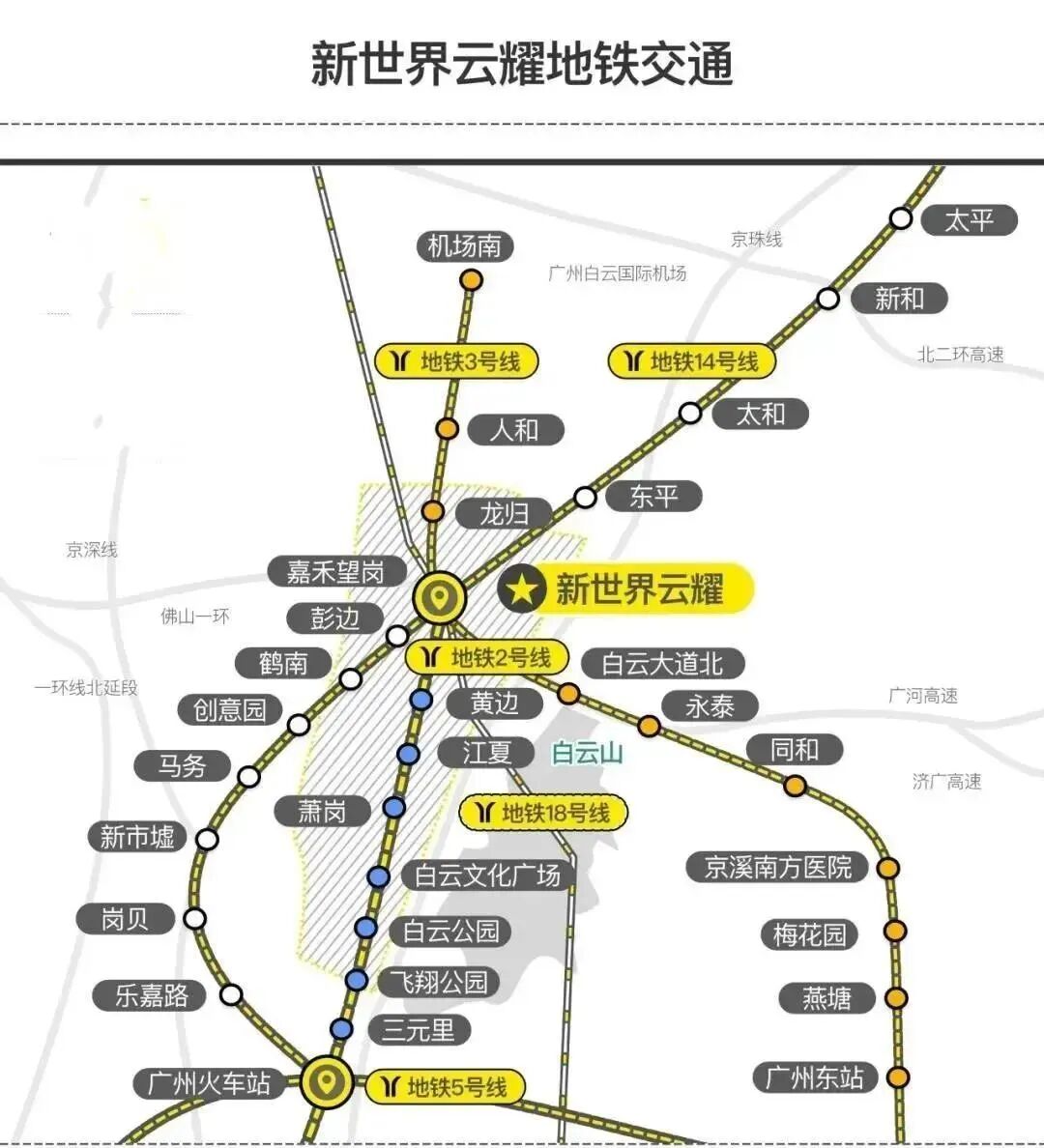 白云新城 【新世界云耀】建面120~170㎡，价格上到7万?