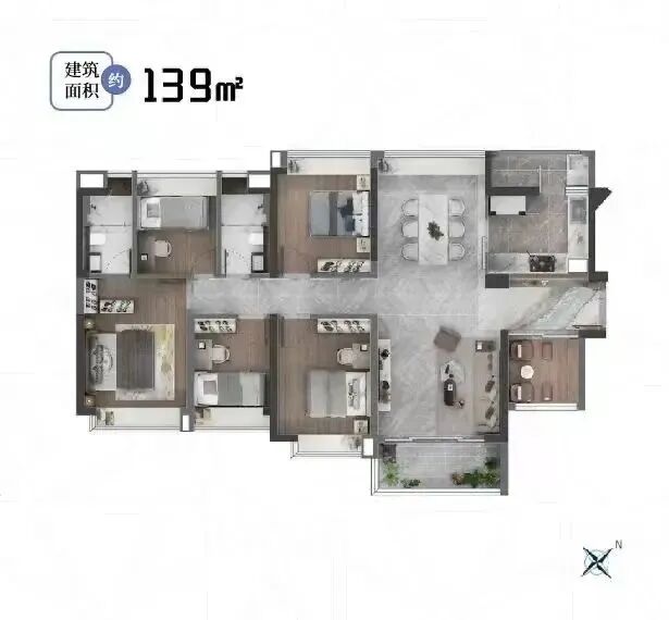 白云新城 【新世界云耀】建面120~170㎡，价格上到7万?