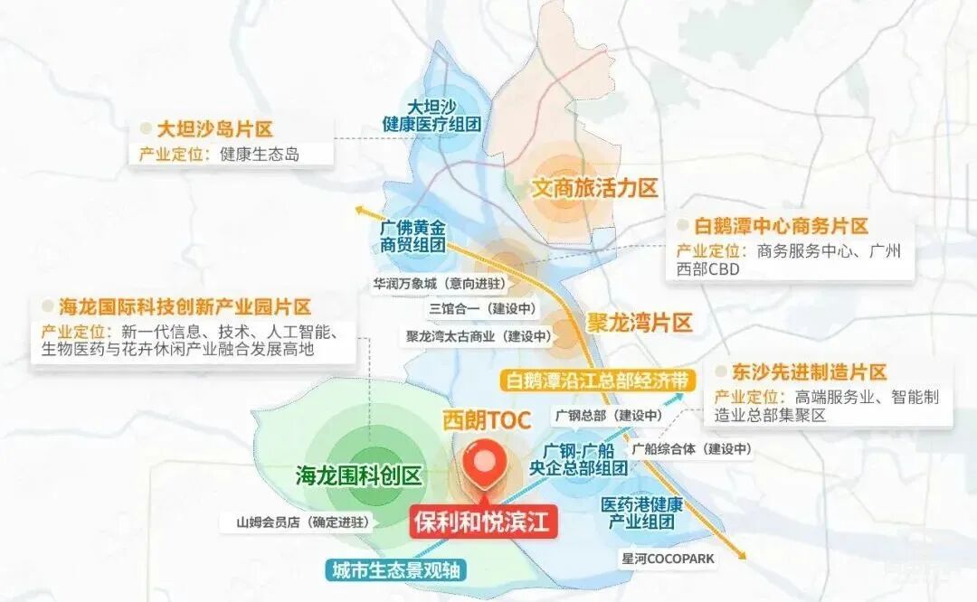 荔湾保利和悦滨江74-107㎡三四房，300万入手？