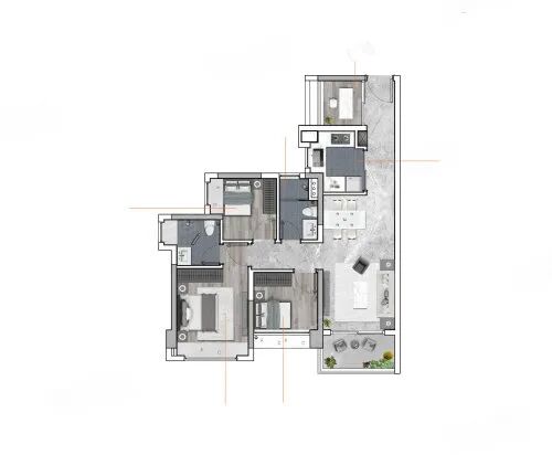 广州白云珠实云悦花语，70-113㎡三*五房！