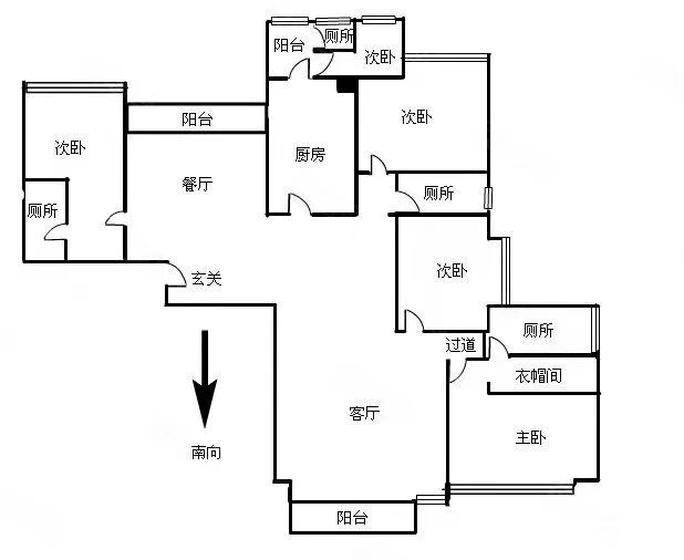 广州天河北二手房出售，天河新作，230方，总价2700万！