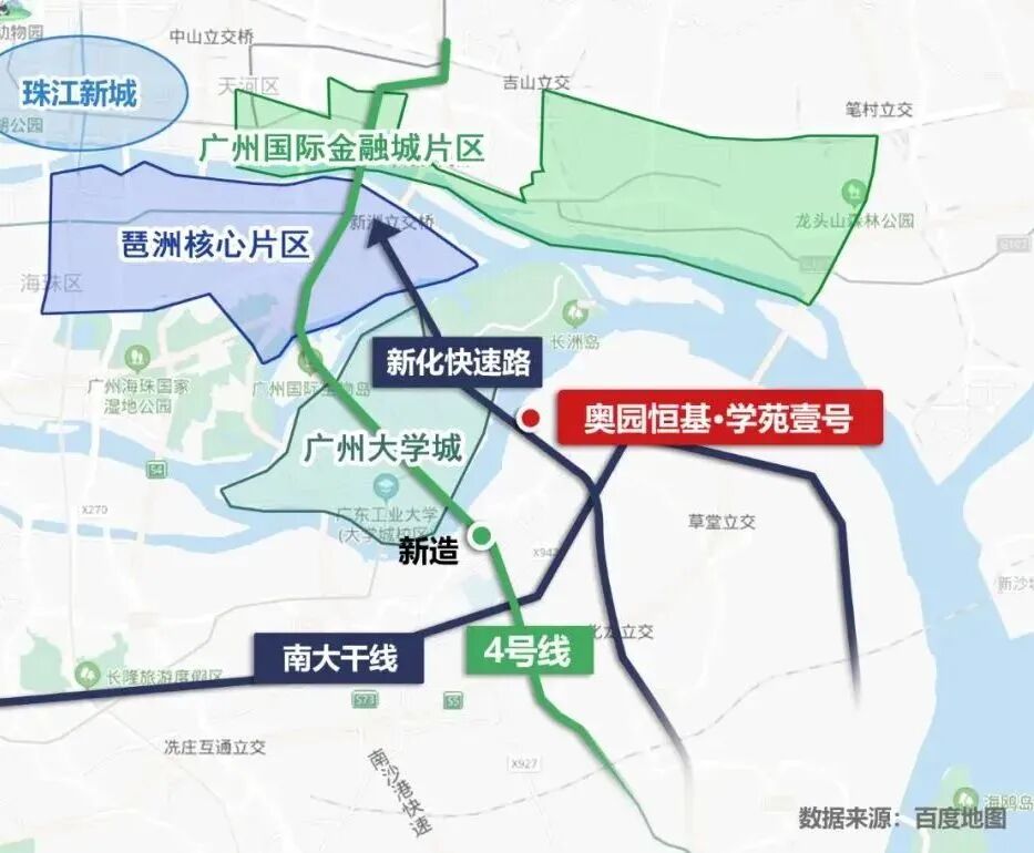 奥园恒基学苑壹号，*付38万，建面105-225㎡！