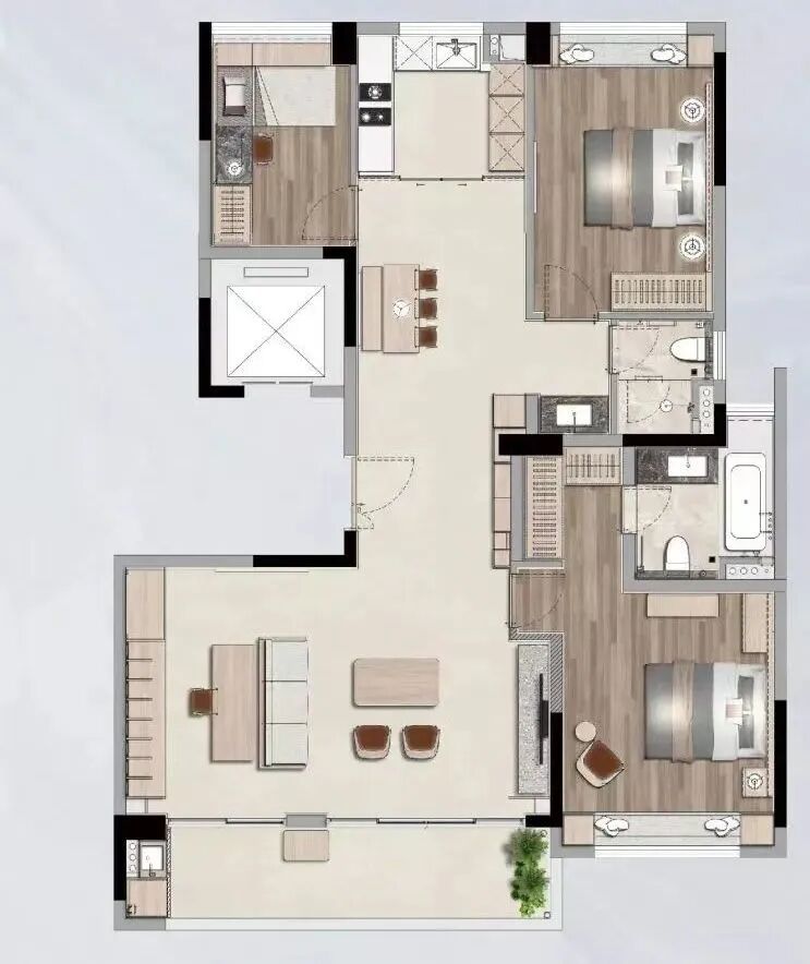 天河板式小高层，缦云广州大平层值得买？