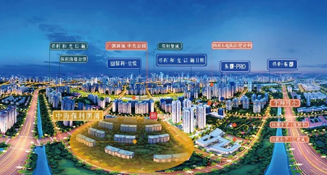 中海保利朗阅*低6.3万/㎡，预算650万可任选98㎡户型！