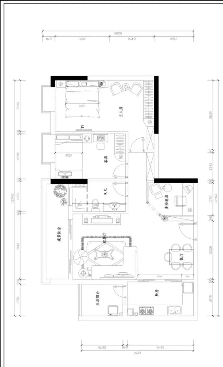 天河北二手房出售，宏景台100平方，950万！