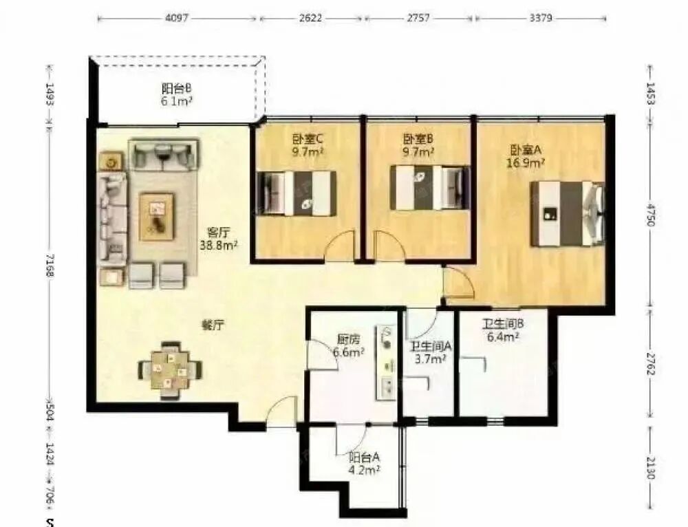 天河北二手房出售*新信息，峻林小区全部在售房源情况！