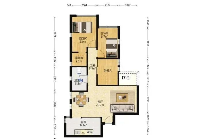 天河北二手房出售，金海花园笋盘出售！