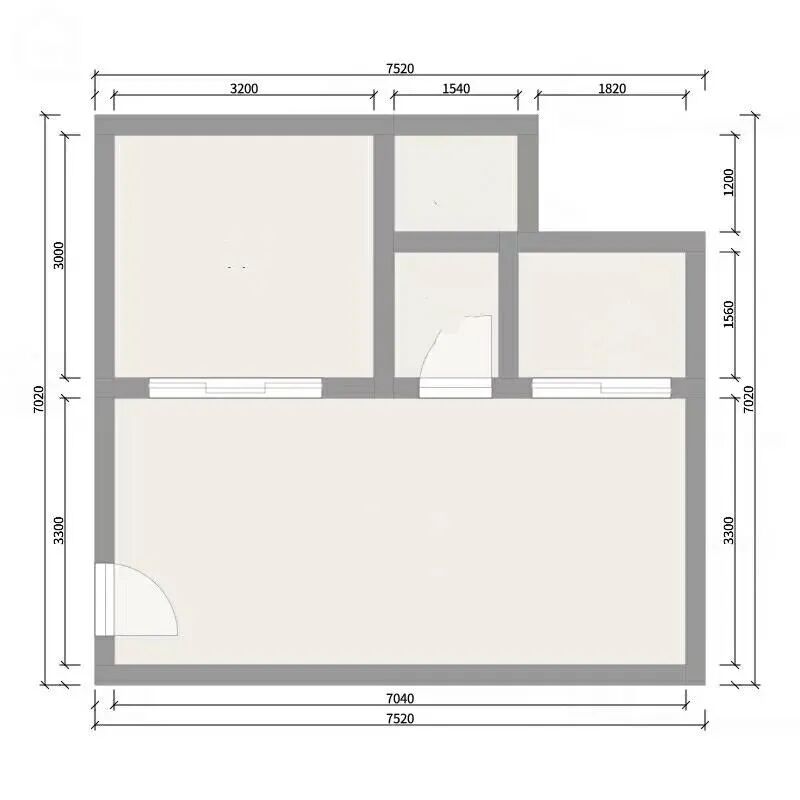 天河北二手房【龙口东小区】60平，总价330万！