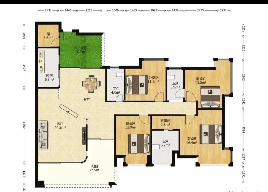 天河北二手房必看小区，富力天河华庭改善一步到位