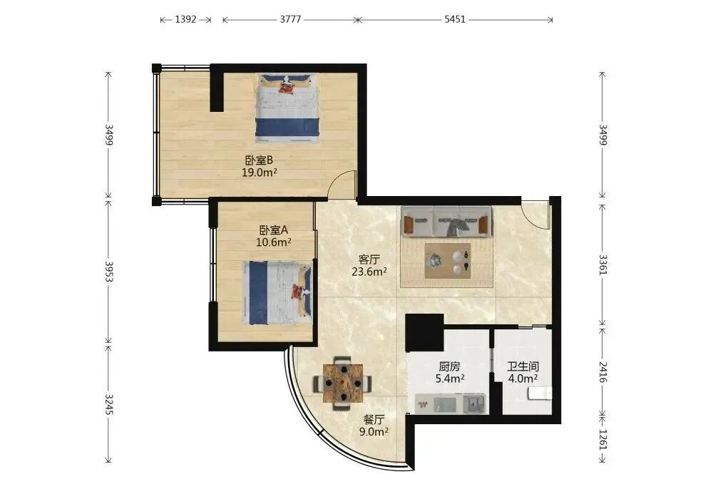 天河北板块 || 原装电梯房，金穗大厦，95.4平方，现在仅售440万！