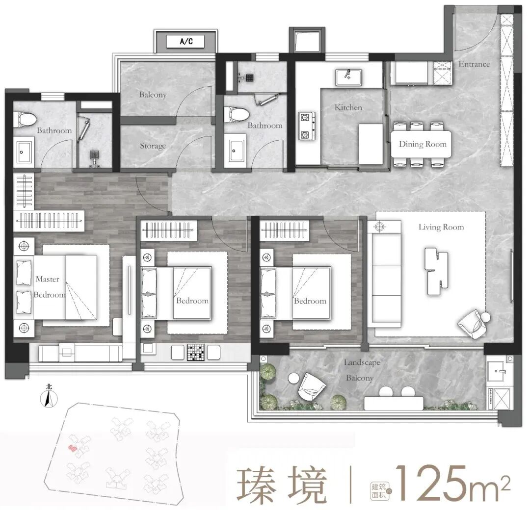 荔湾万汇天地瑧园建面125-180㎡，4月开卖！