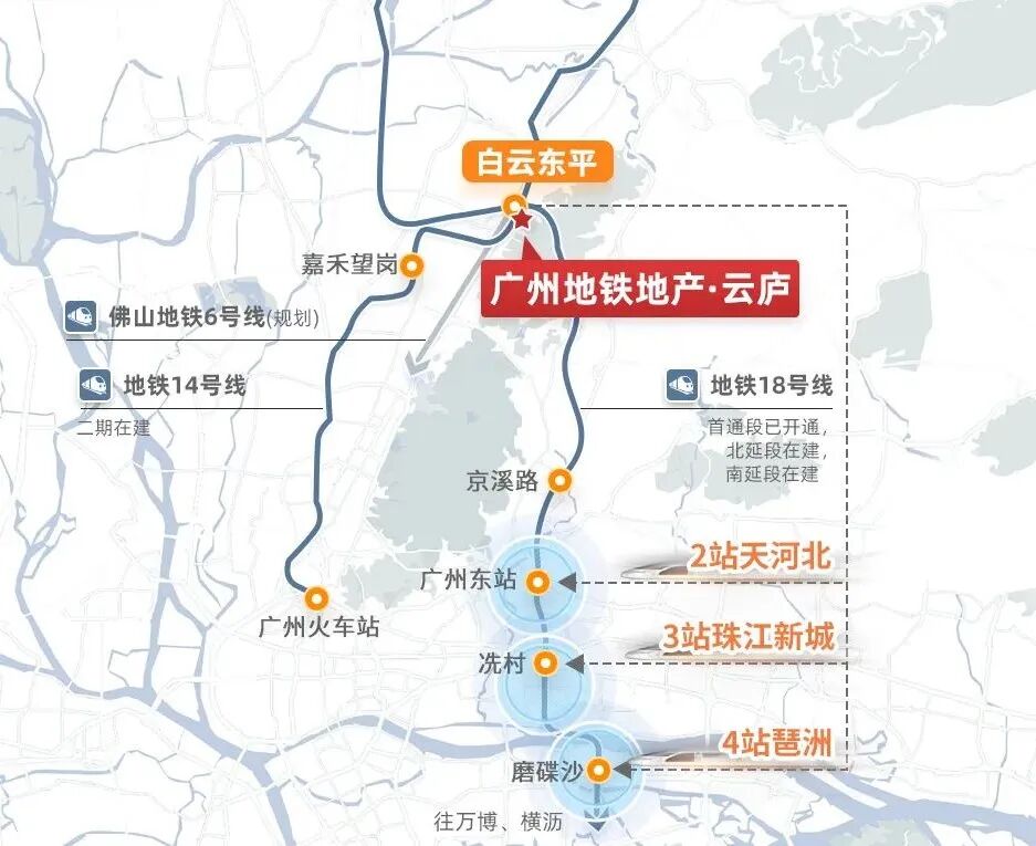 广州地铁地产云庐全盘仅319套，五一假期亮相