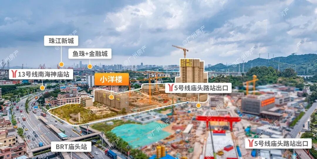 越秀滨江·星航TOD4-6层高的低密小洋楼入市，老黄埔的“白月光”终于来了