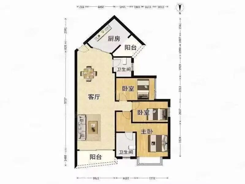 【二手笋盘】广州天河北鸿翔大厦，双地铁口物业