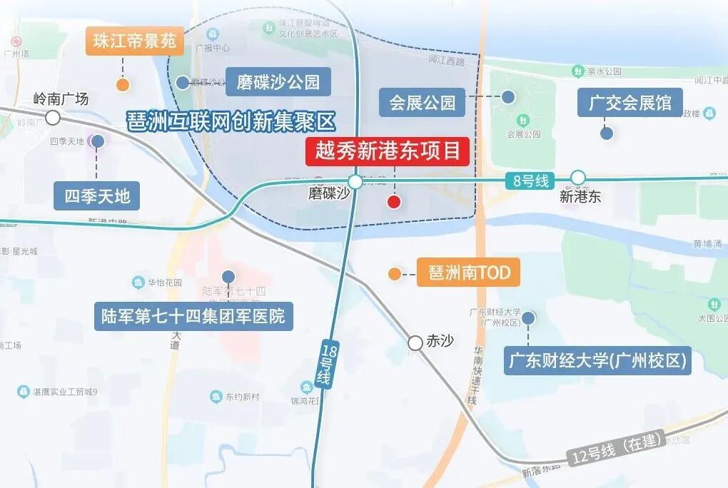 *快年底入市！越秀新港东项目曝光，都是大平层？