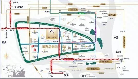 南沙横沥岛【湾区金融城】地铁项目总价215万起!