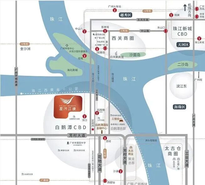 白鹅潭江景豪宅【星河江缦】主推175-230m²四房，总价破千万!