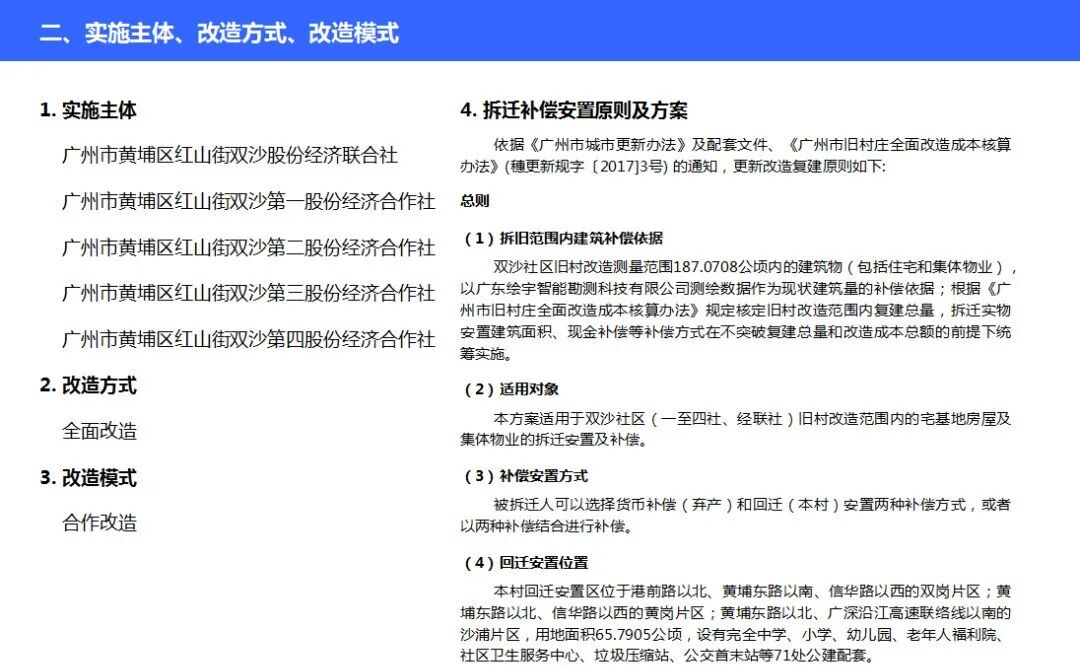 75亿！广州黄埔双沙旧村改造方案正式获批！