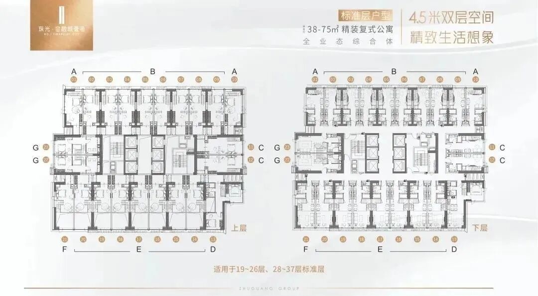 珠光金融城壹号新推出255-311平江景叠墅，均价高达20-25万/平?