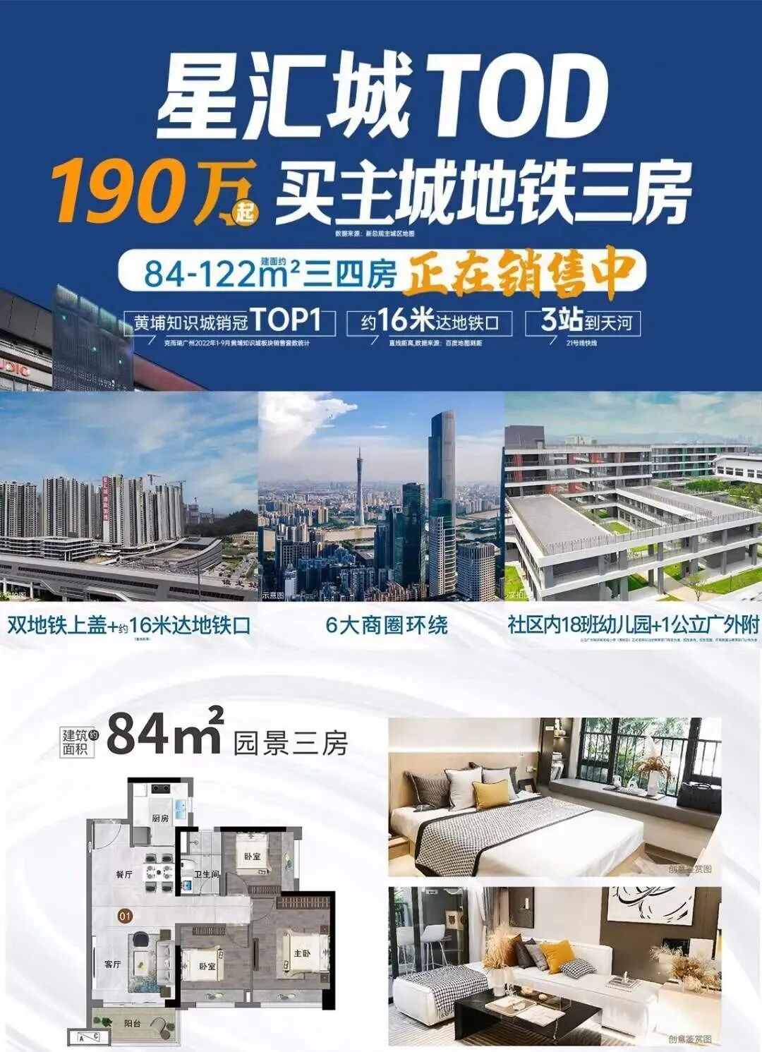 广州越秀星汇城TOD楼盘分析，周边规划，商业配套，户型和地段如何？